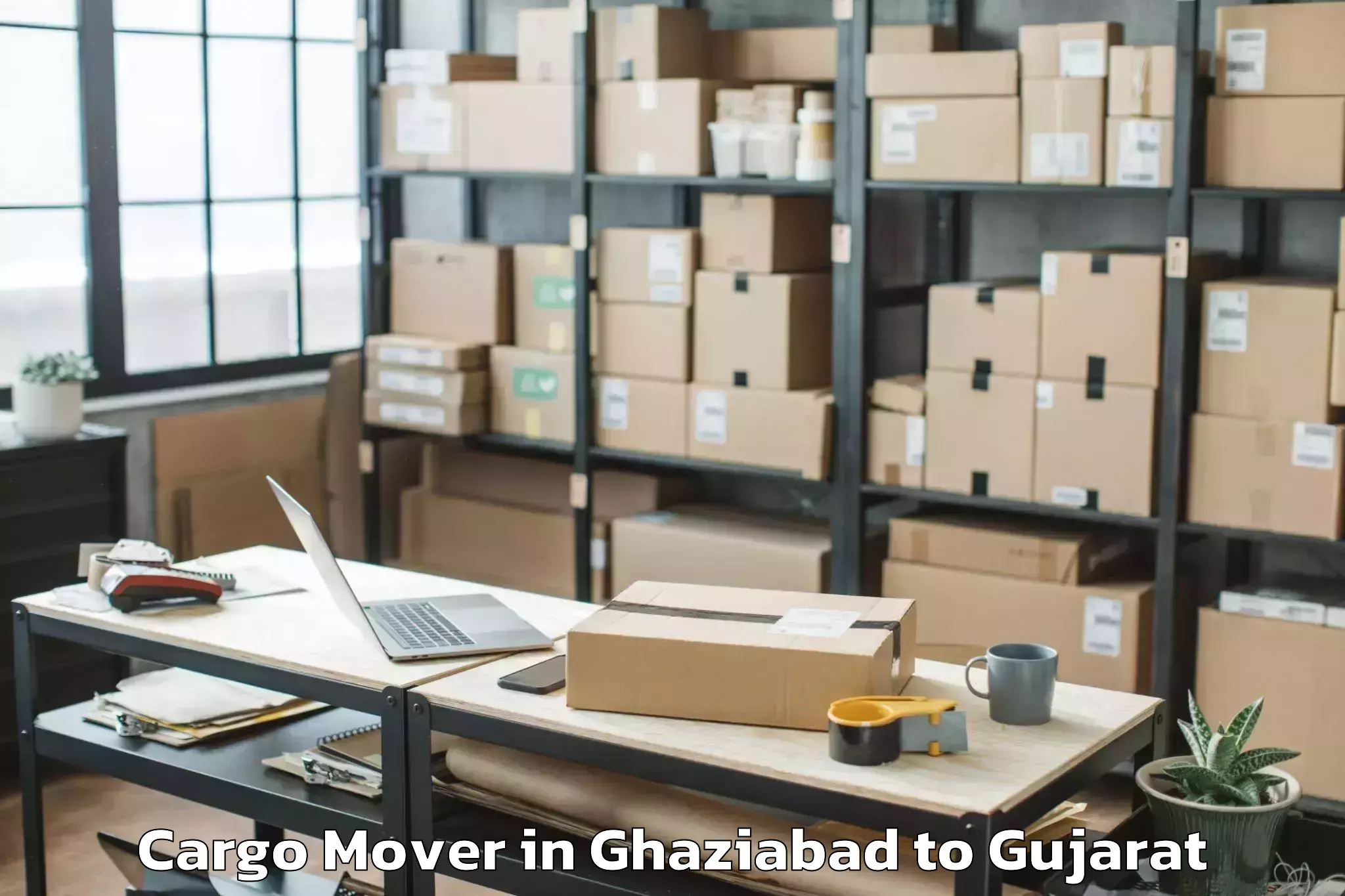 Hassle-Free Ghaziabad to Kamdhenu University Gandhinaga Cargo Mover